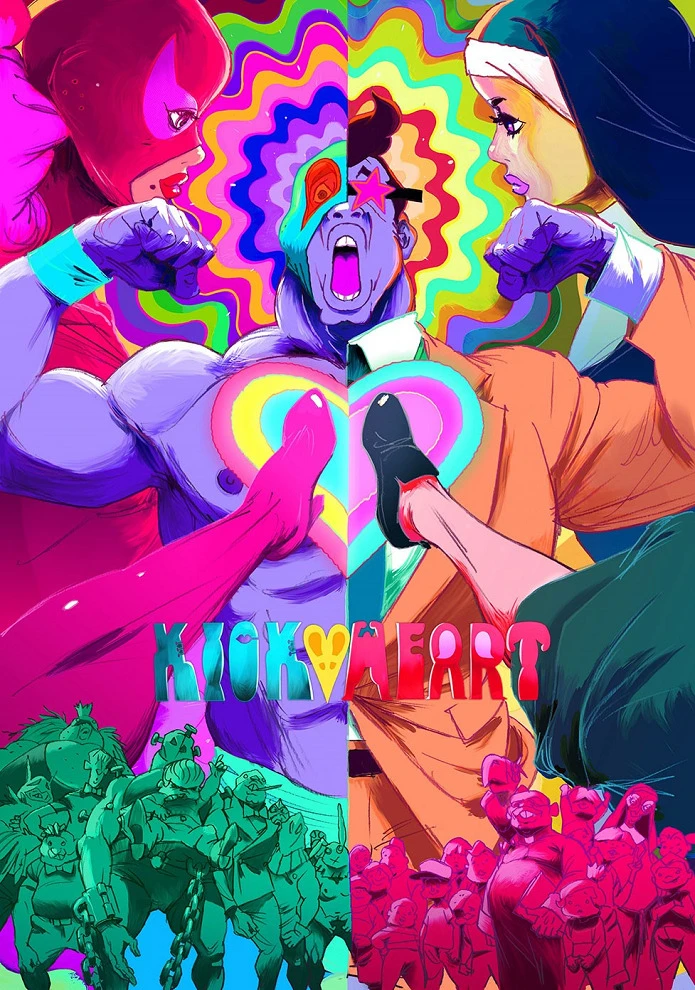 Пинок в сердце постер